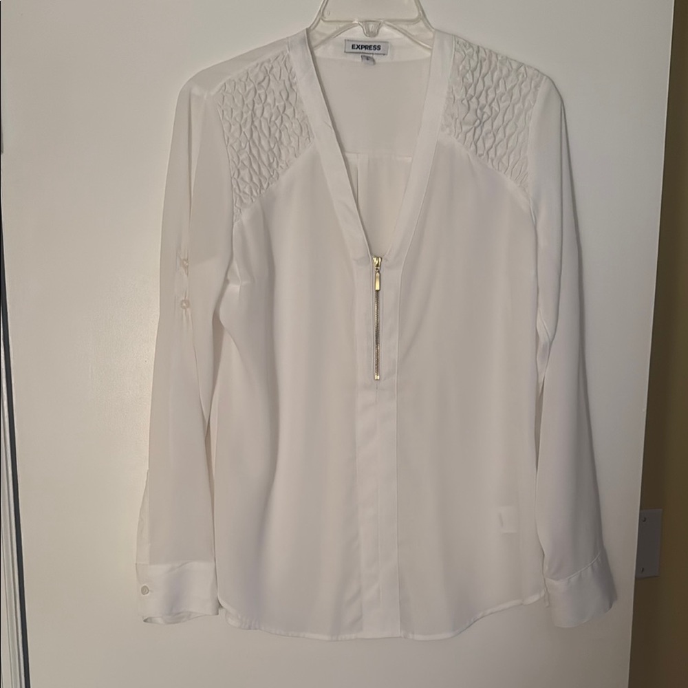 Express Women's White Blouse